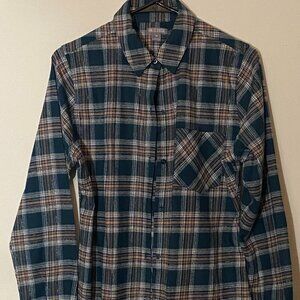 Women's Falls Creek Medium Woven Plaid Glittery Shirt